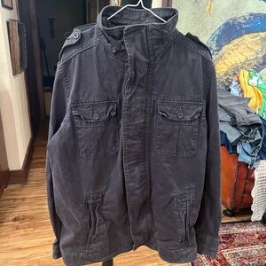 Paper Denim & Cloth Charcoal Military Jacket